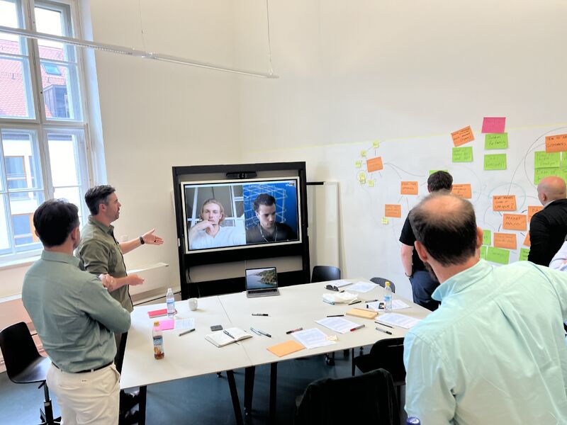 clone:it Team at TUM Venture Labs Design Thinking Workshop